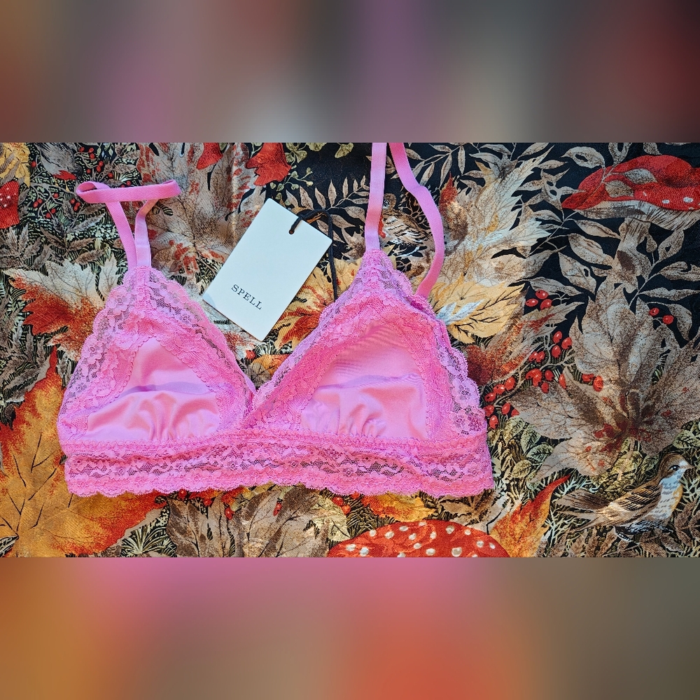 Spell Siren Lace Bralette, Small, NWT